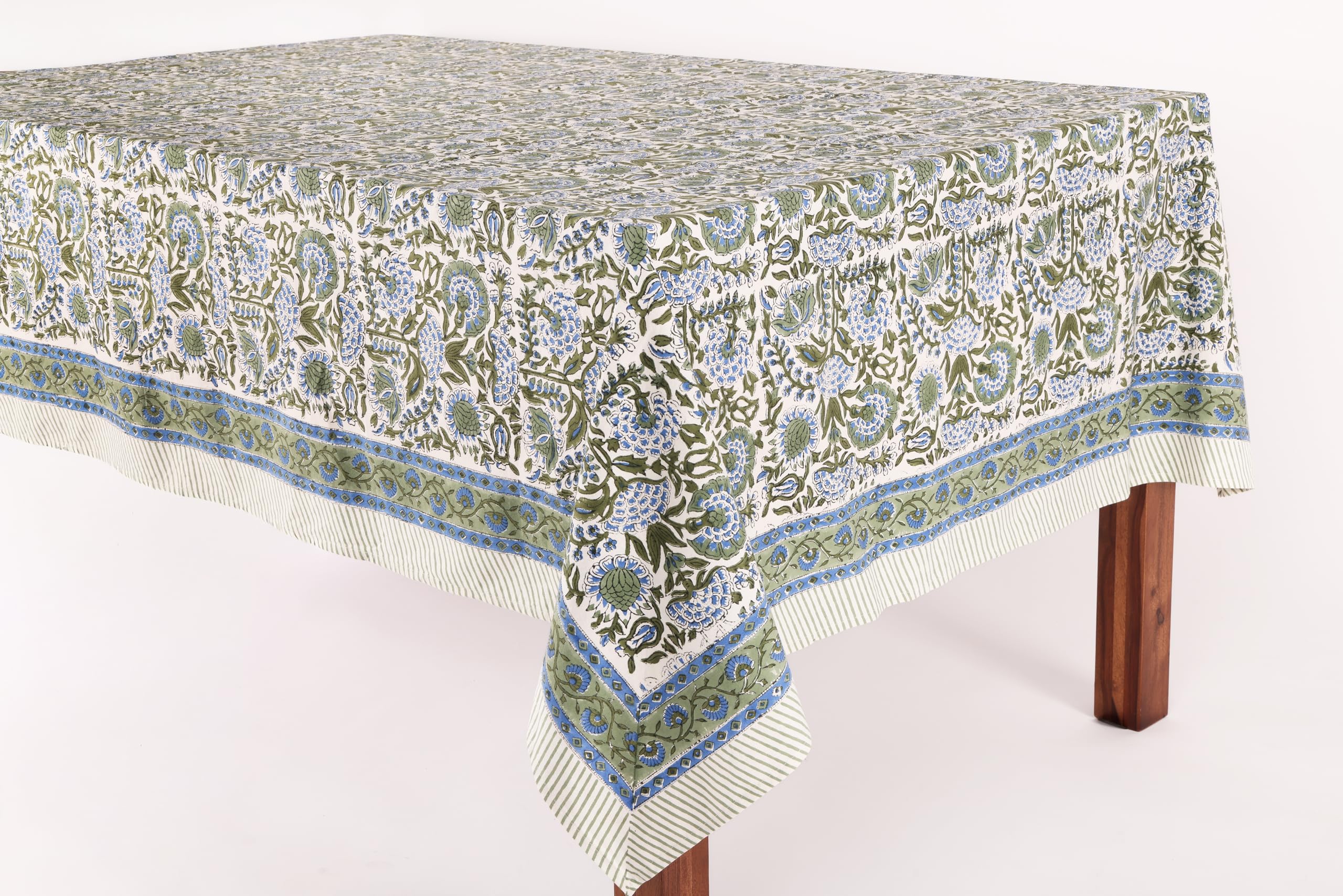 Textura de algodón 100% de ATOSII Clover Blue, suave y duradera