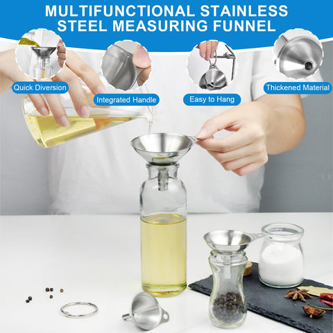 ATPWONZ regla de medición en acero para exactitud en recetas.