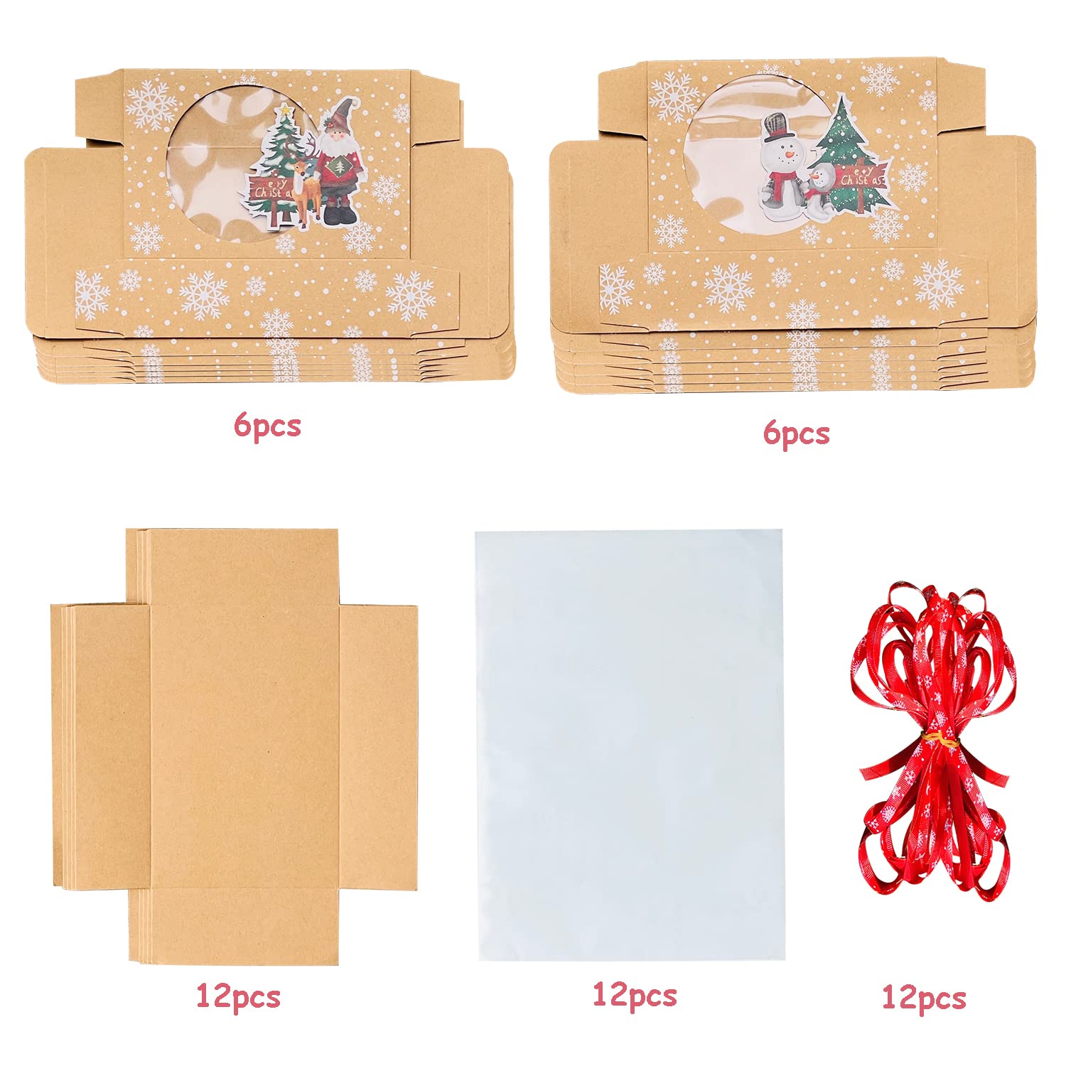 Caja Atpxdk para galletas, fácil de montar y adecuada para catering