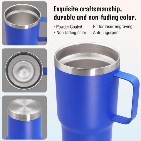 ATQTQ vaso térmico compatible con portavasos para conducción.