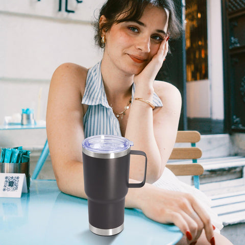 ATQTQ Vaso acero inoxidable 304, duradero y seguro para bebidas.