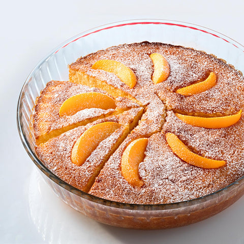 Plato de pie ATRDTO en vidrio transparente, permite vigilar la cocción.