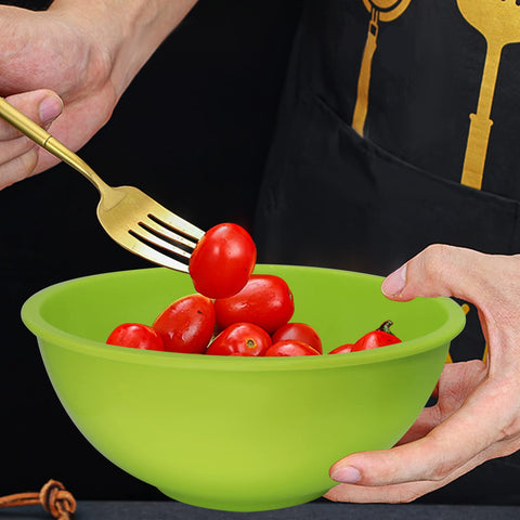 ATRDTO juego de tazones rojos, organización y versatilidad para la cocina diaria.