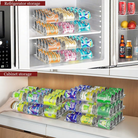 Capacidad de 72 latas por capa para despensa ordenada y eficiente