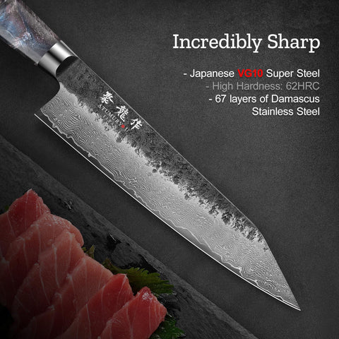 Atumuryou JPCK punta geométrica multipropósito para sushi, sashimi y verduras