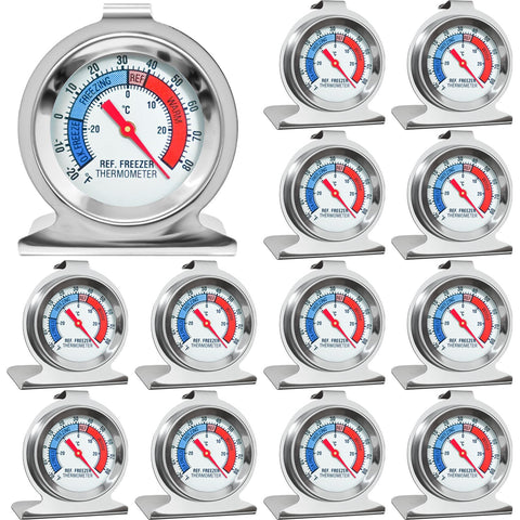 ATZNZIK termómetro para nevera con dial grande, lectura rápida y precisa.