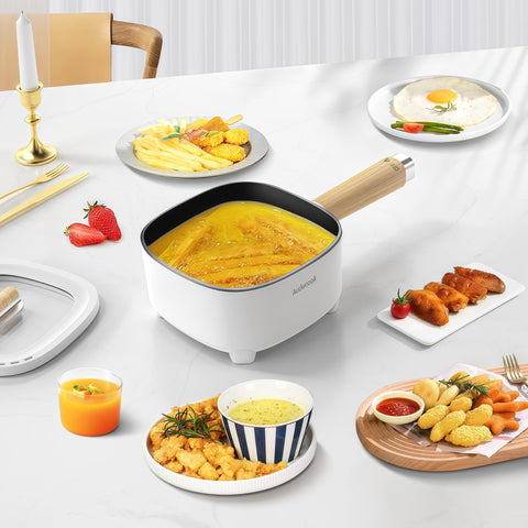 Audecook Olla eléctrica diseño portátil y estable para viaje