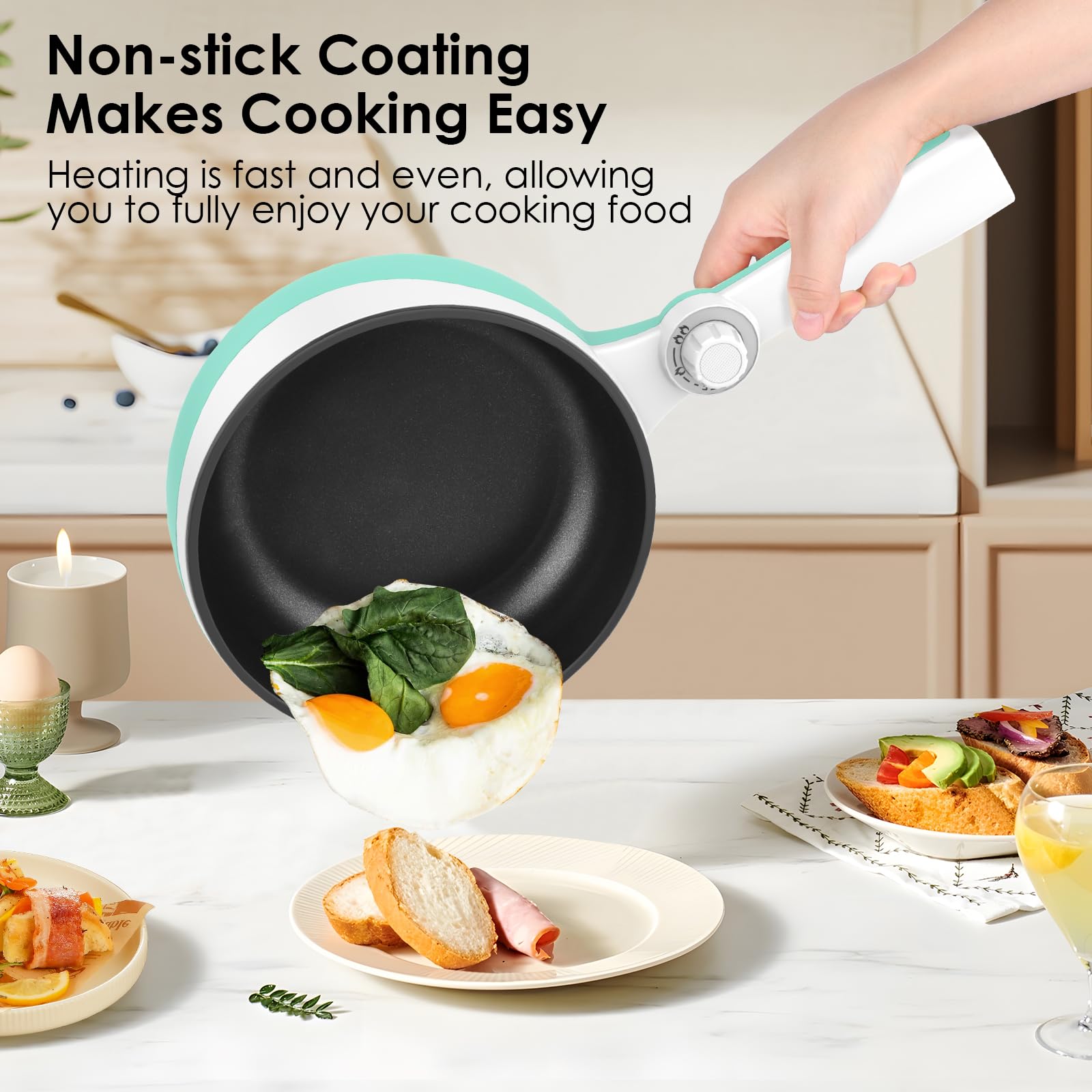 Audecook vaporera de acero inoxidable 304 para cocinar al vapor.
