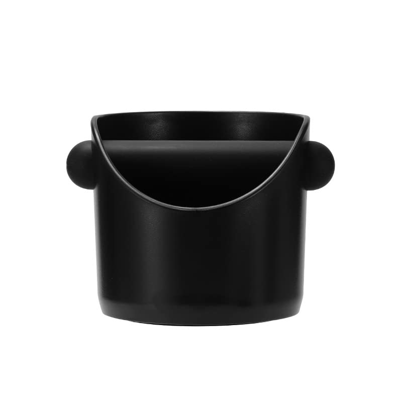 Auden Arctic Caja para posos de café expreso con base antideslizante para uso estable en encimera.