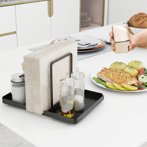 Audmore portanapkins para uso en cocina, comedor y oficina para organización rápida.