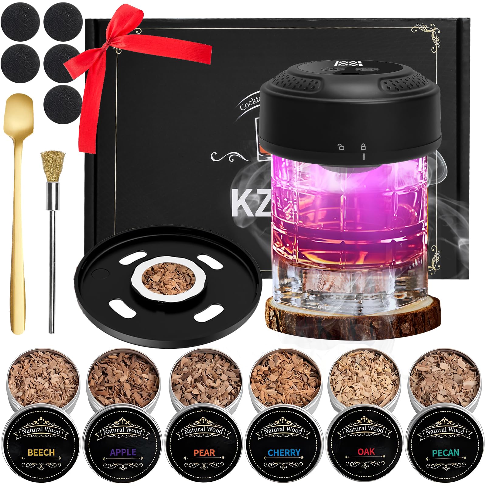 Audoyon kit ahumado whisky led: sabor ahumado en segundos sin llama