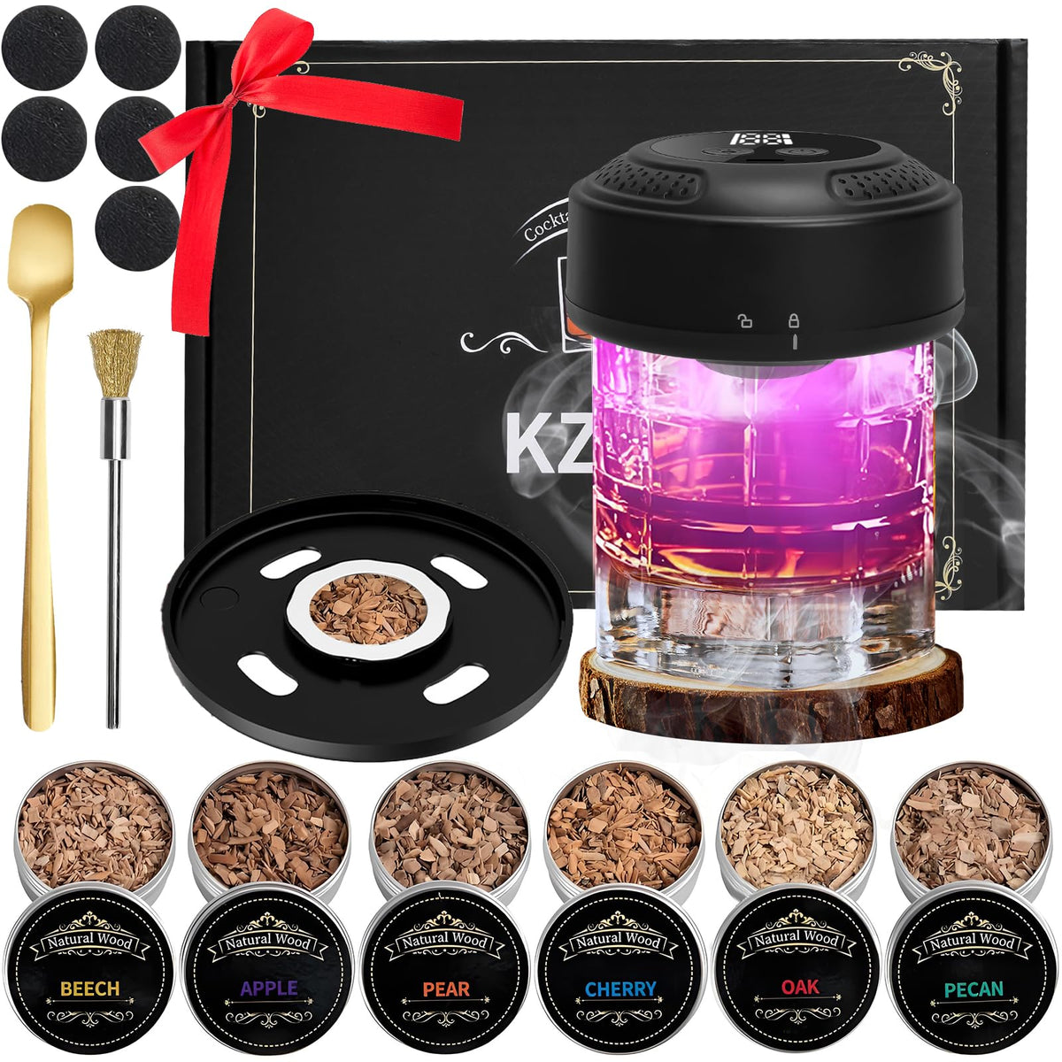 Audoyon kit ahumado whisky led: sabor ahumado en segundos sin llama