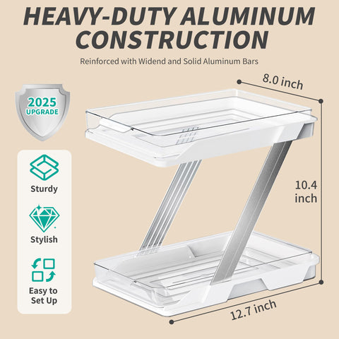 AUGBEAN: estructura de aluminio de alta resistencia para uso diario en baño y cocina.
