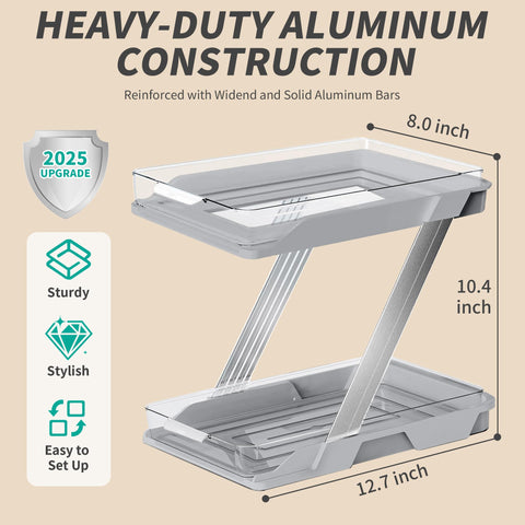 AUGBEAN Bano: estructura aluminio reforzado para mayor estabilidad y carga.