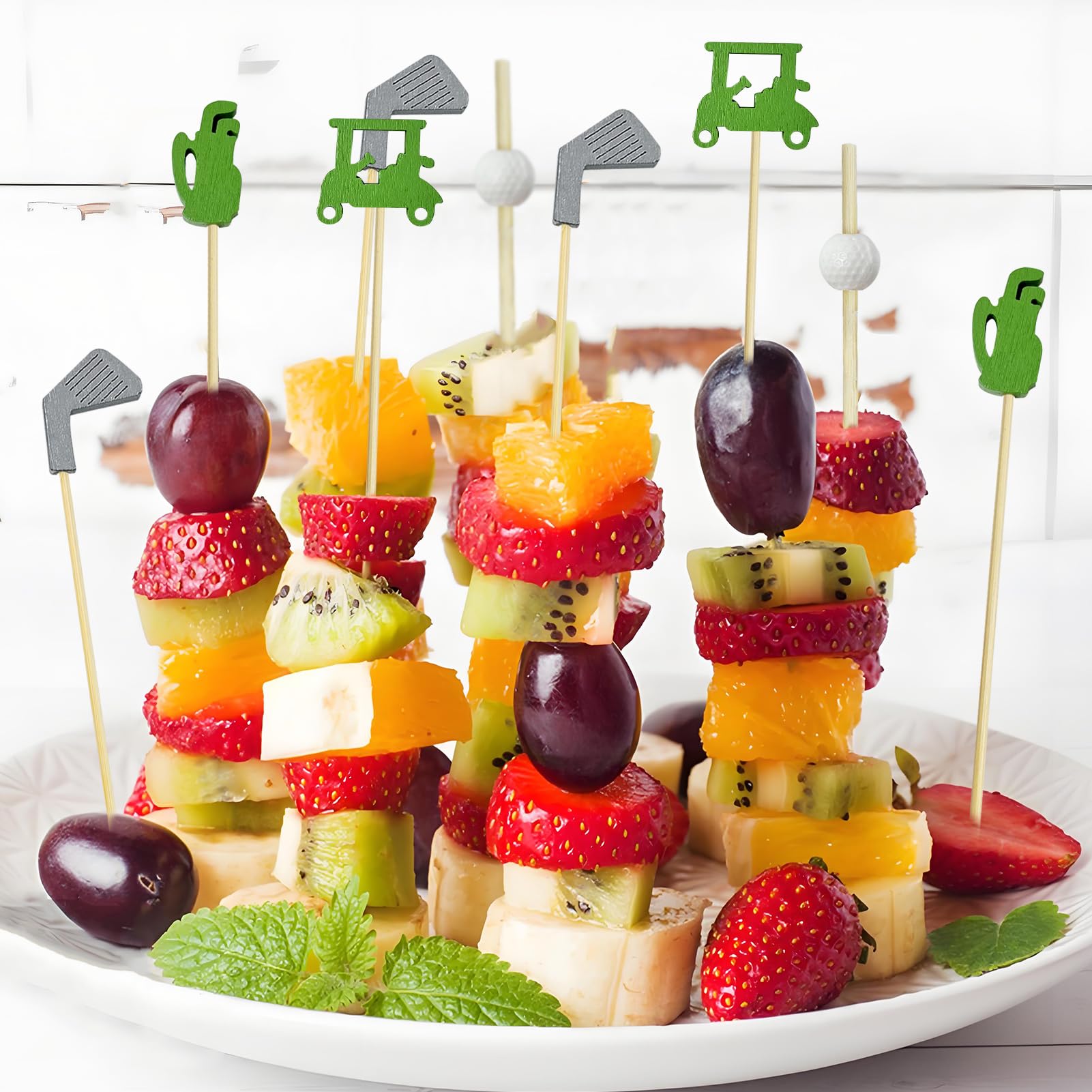 Palillos de aperitivos y sándwiches Augoog para snacks organizados.