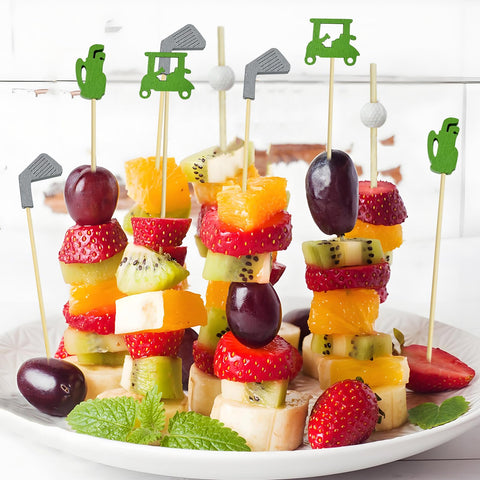 Palillos de aperitivos y sándwiches Augoog para snacks organizados.