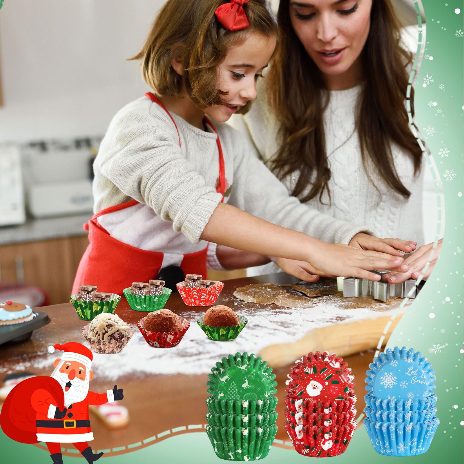 AUGSUN árboles navideños: presentación festiva para postres pequeños