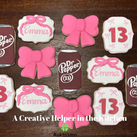 Corte preciso con el lazo Auktosmn de 2.2 pulgadas para galletas y fondant.