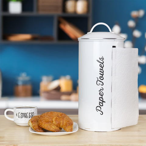 AuldHome Design Porta-papel toallas, ideal para cocinas modernas y rústicas.