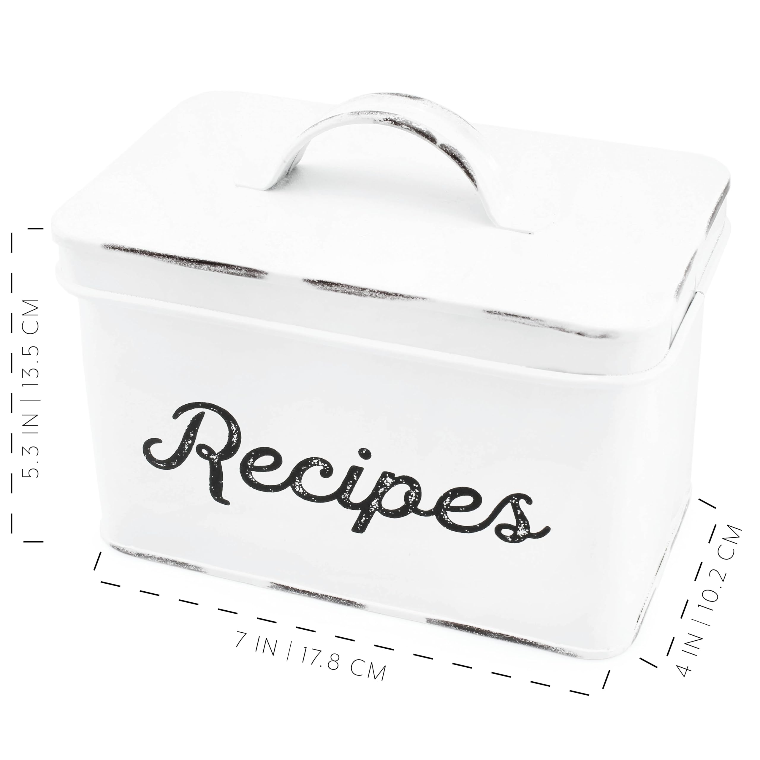 Caja AuldHome Design con manija, fácil de transportar en la cocina.