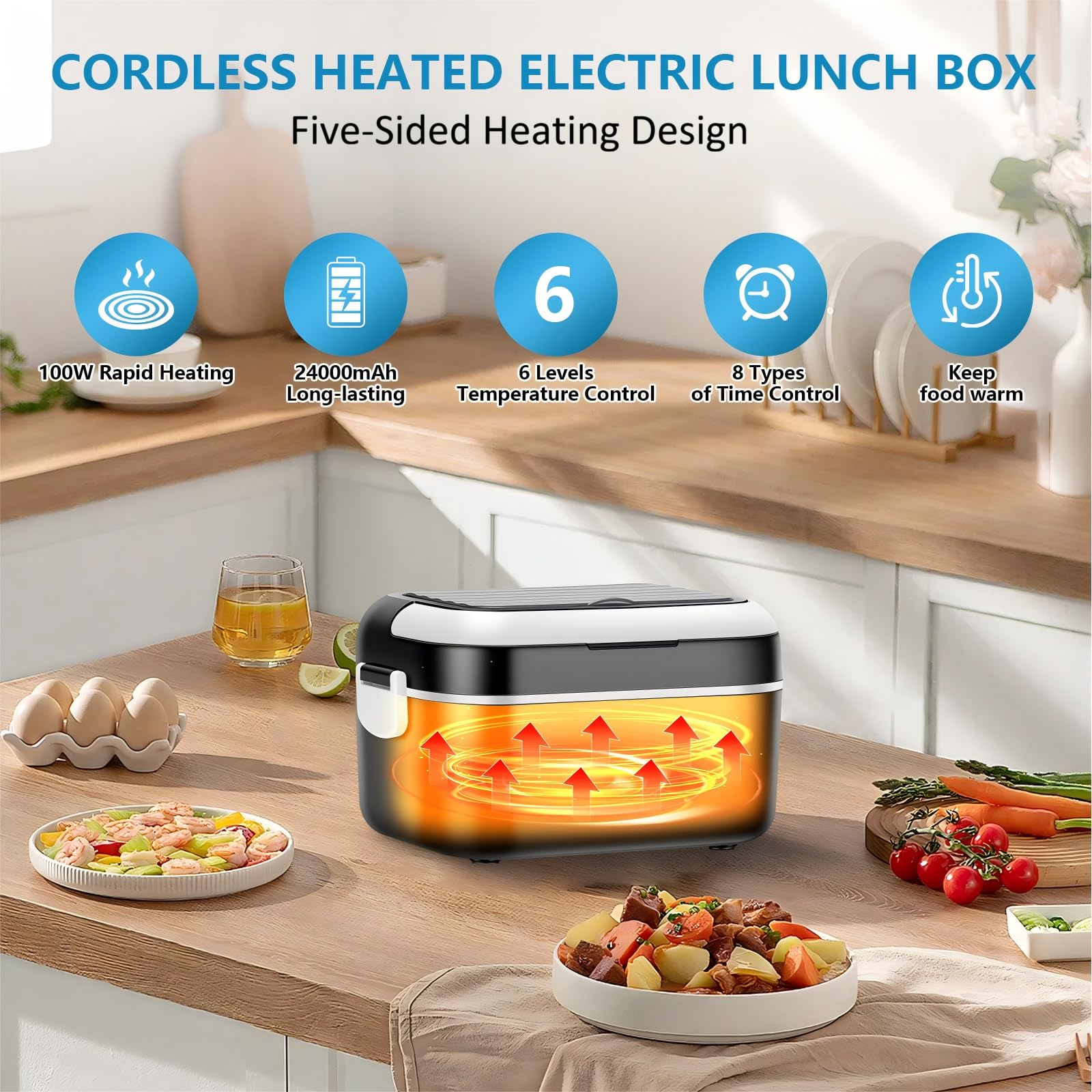 AUMETE temporizador inteligente para planificar tus comidas sin esfuerzo.