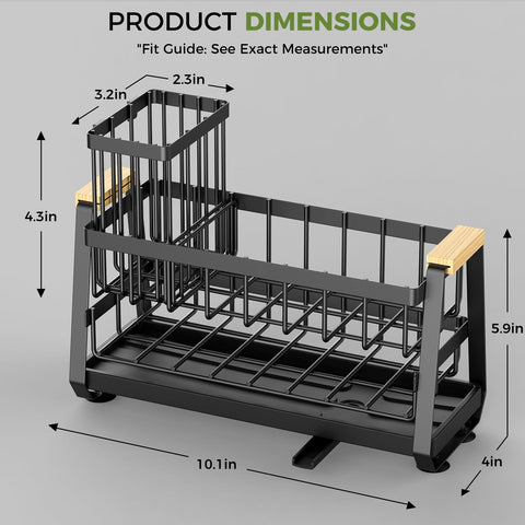 AUMOVAWA organizador fregadero de acero inoxidable 304 para secado eficiente.