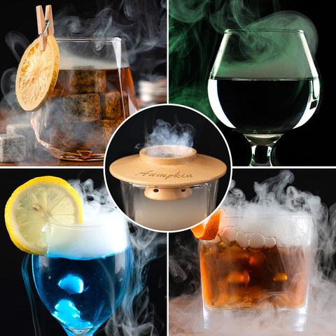 Molde de bolas de hielo Aumpkin para servir bebidas elegantes.