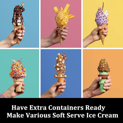 Ideales para hacer helados caseros y swirls en casa