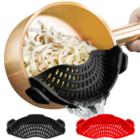AUOON colador para pasta, drenaje rápido en ollas.