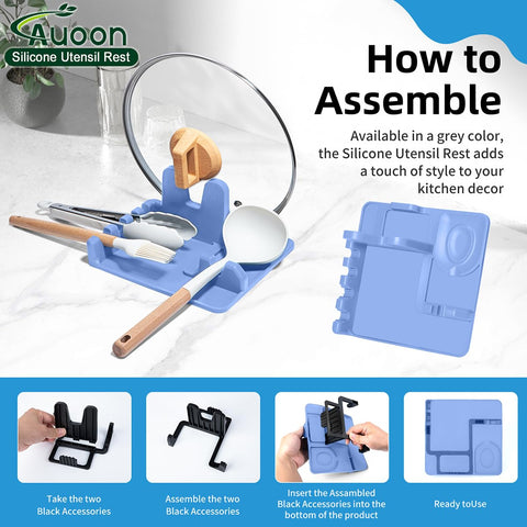 AUOON soporte multifuncional para cocina, ideal para tapa y teléfono.