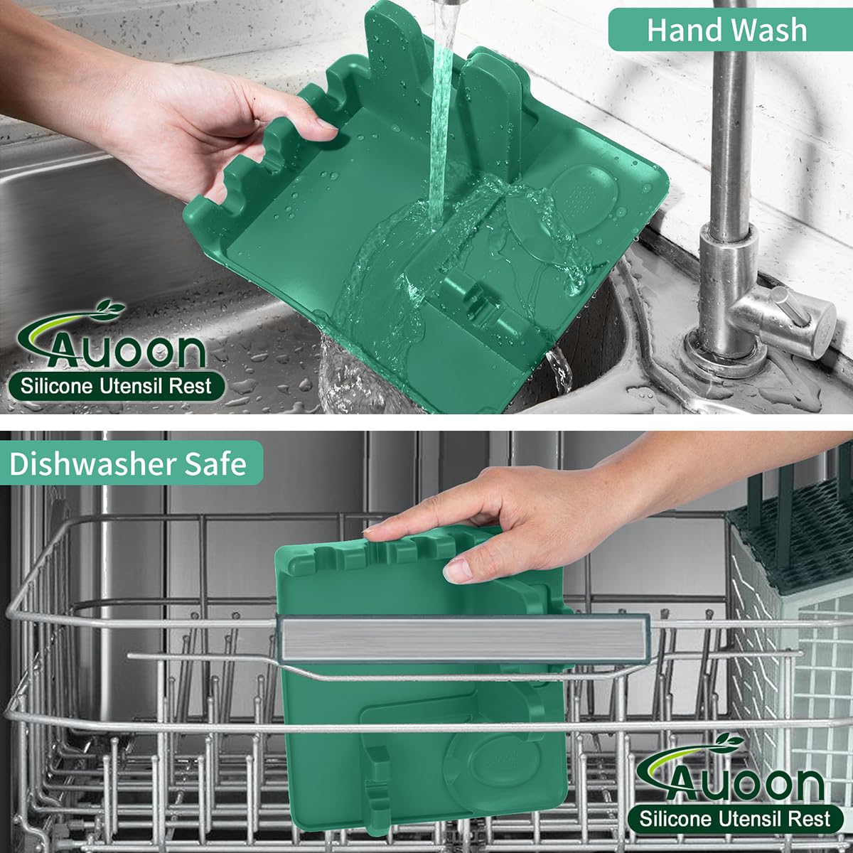 AUOON material apto-lavavajillas silicona segura para familias