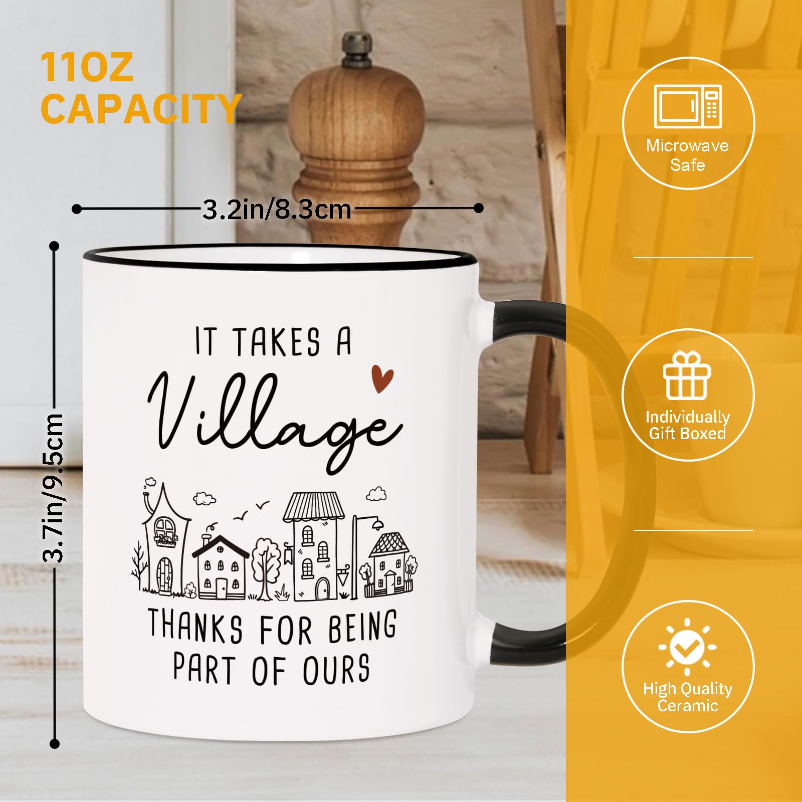 Aurahouse, taza para uso diario, perfecta para café o té en la escuela.