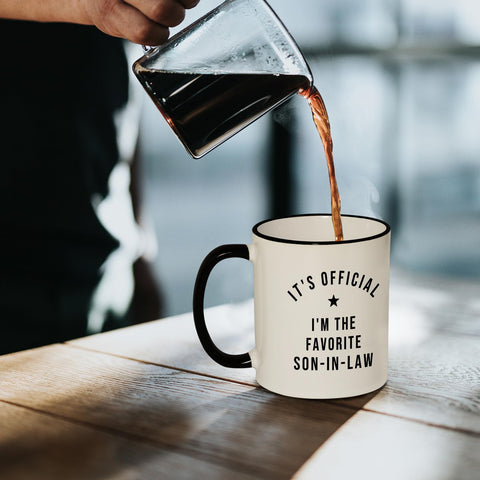 Aurahouse Taza yerno apta para lavavajillas, limpieza fácil.