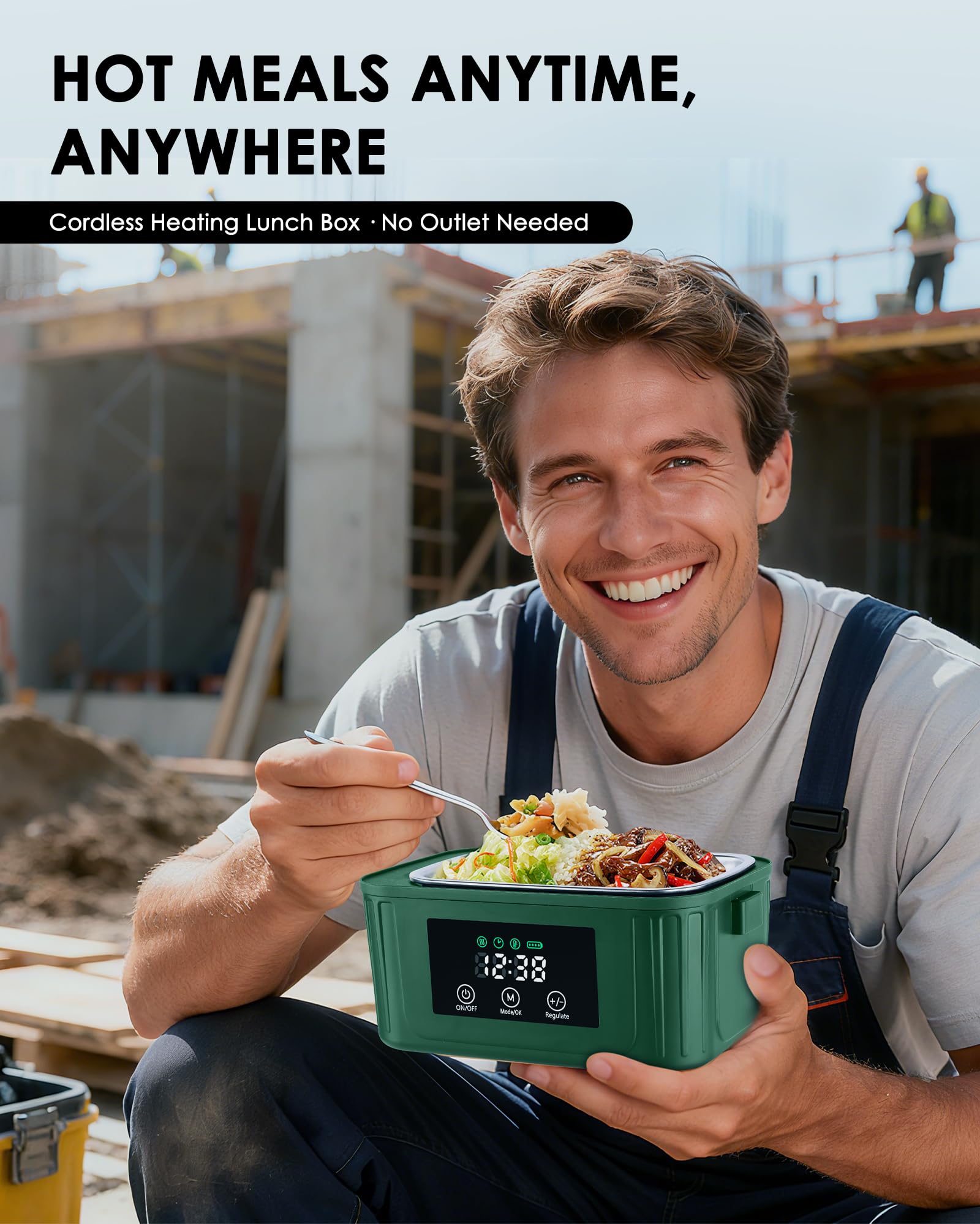 Aurevit calentamiento uniforme sin enchufe para comidas listas