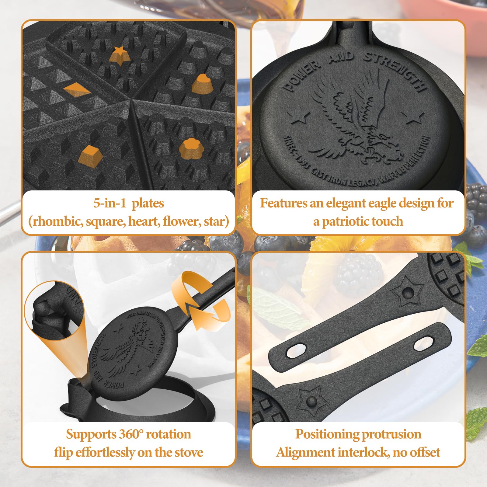 Aurionix hierro fundido no recubierto: durabilidad y cocina natural.