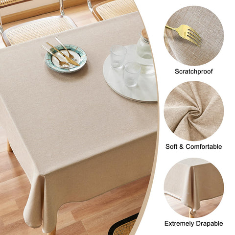 Mantel AUSSPVOCT con bordes plegados y pespunte para acabado premium