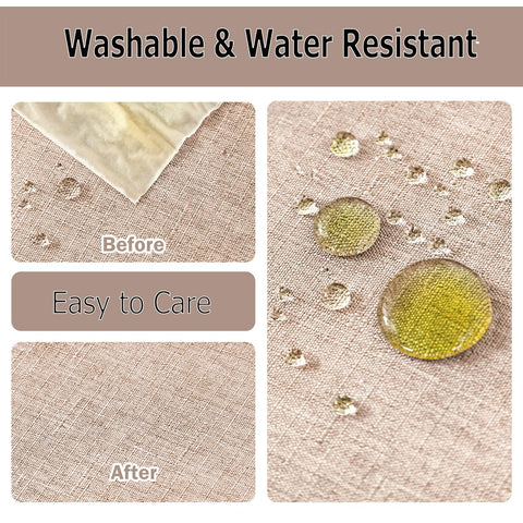 Mantel AUSSPVOCT lavable e impermeable, ideal para comidas diarias