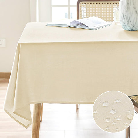 Mantel texturizado AUSSPVOCT rectangular 60x120 protege la mesa y facilita la limpieza.