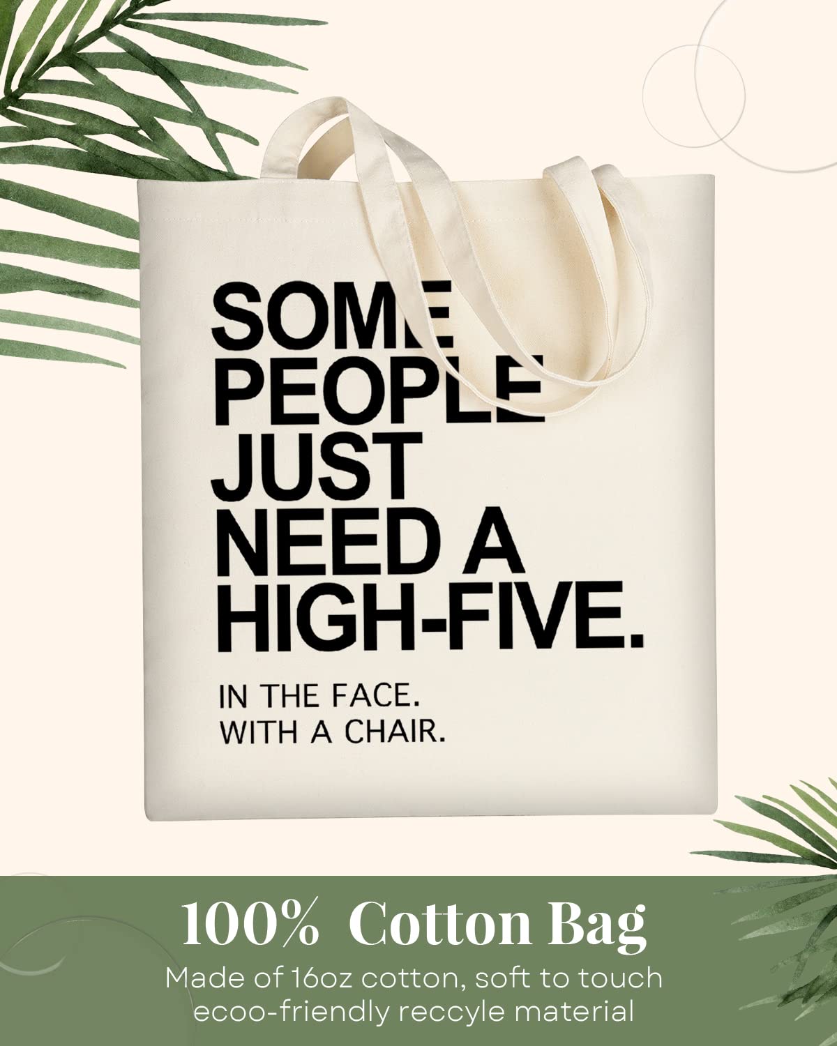 AUSVKAI bolsa de lona, tacto suave y duradera