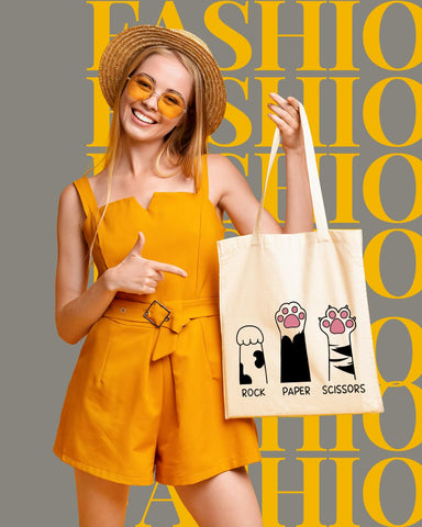 AUSVKAI bolsa de lona con impresión Y2K, estilo moderno y funcional.