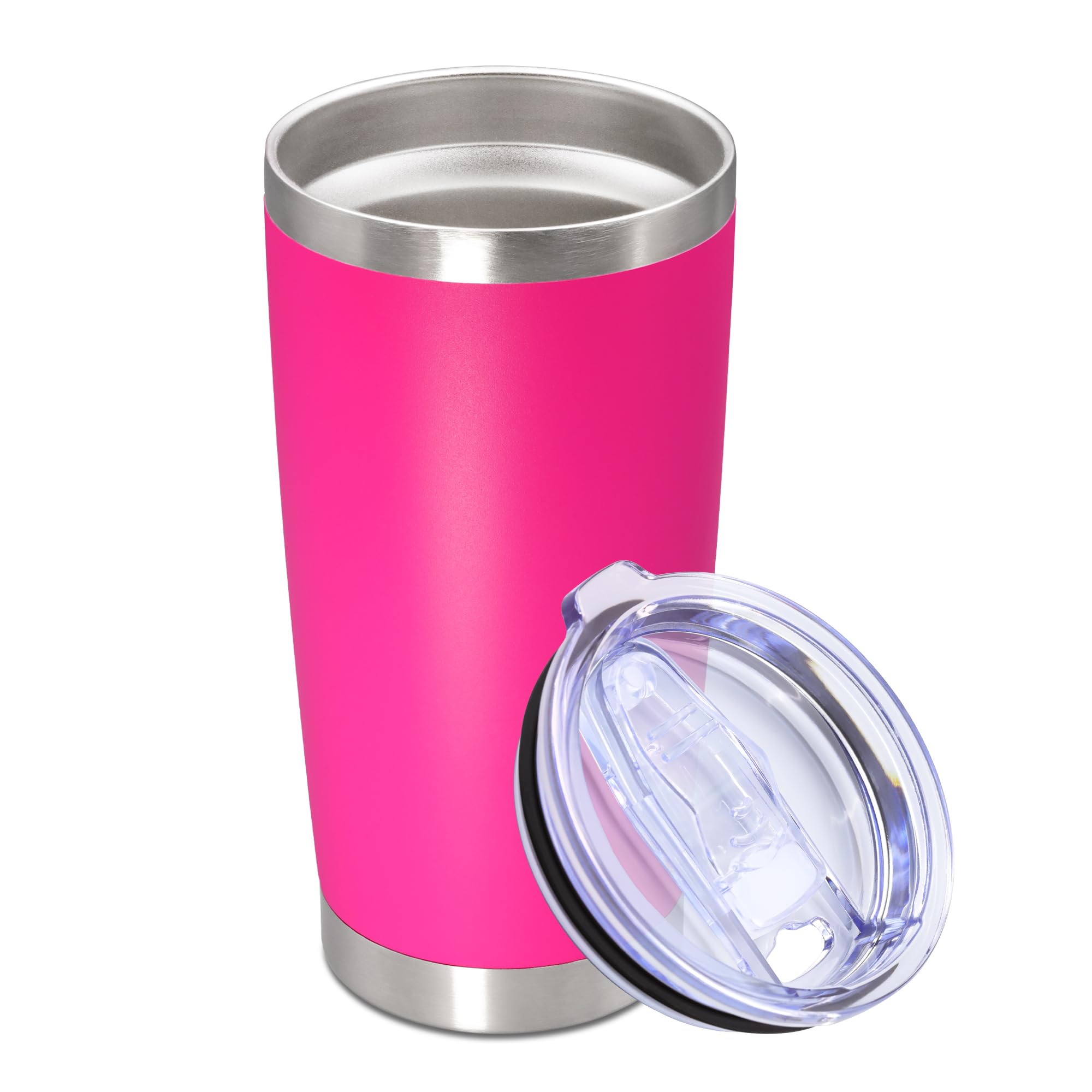 AUWBON 20oz tumbler con tapa cierre, ideal para bebidas seguras en movimiento.