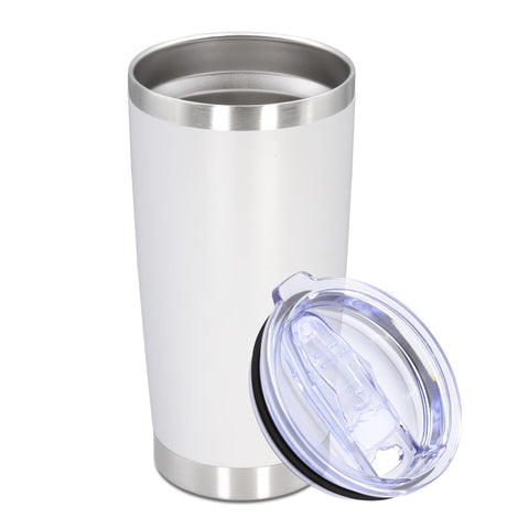 AUWBON vaso termico 20oz con tapa, mantiene bebidas calientes
