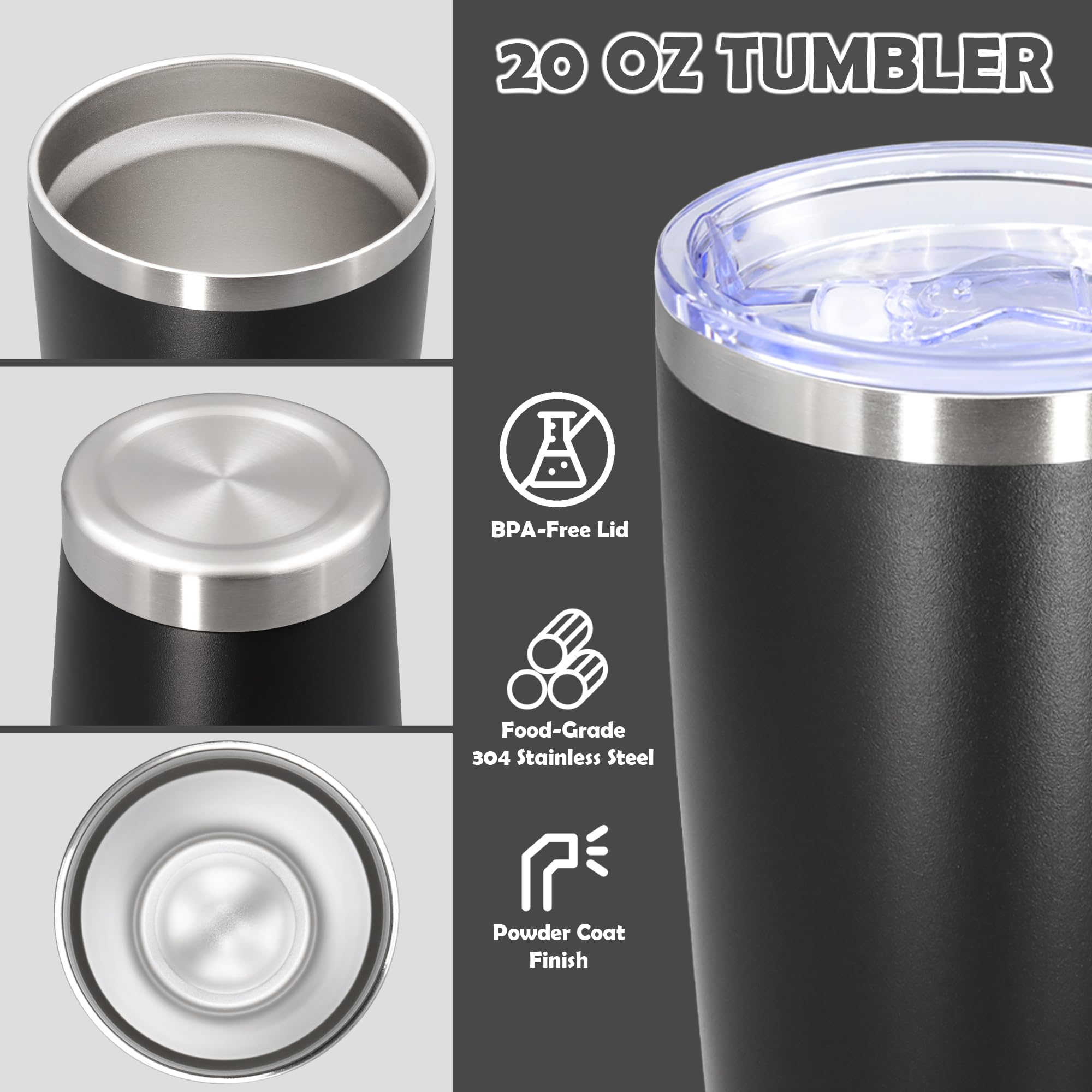AUWBON interior de acero inoxidable para higiene y durabilidad