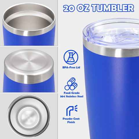 AUWBON taza termo de 20 onzas boca ancha facilita limpieza y llenado cómodo