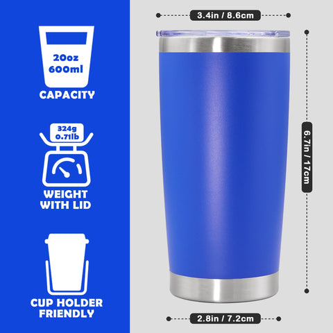 AUWBON taza termo de 20 onzas tapa con junta de goma evita fugas