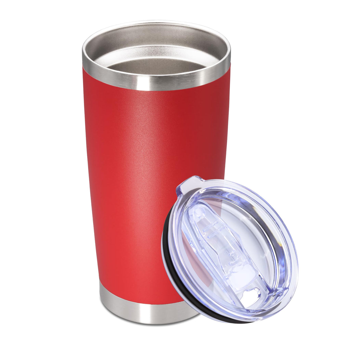 AUWBON tumbler 20oz con tapa libre de bisfenol A para bebidas seguras
