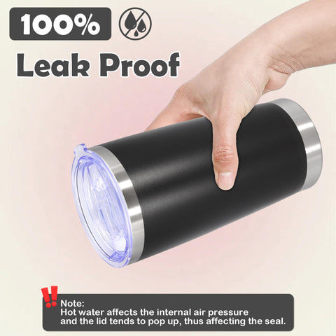 AUWBON tumbler cabe en portavasos, ideal para coche o viaje.