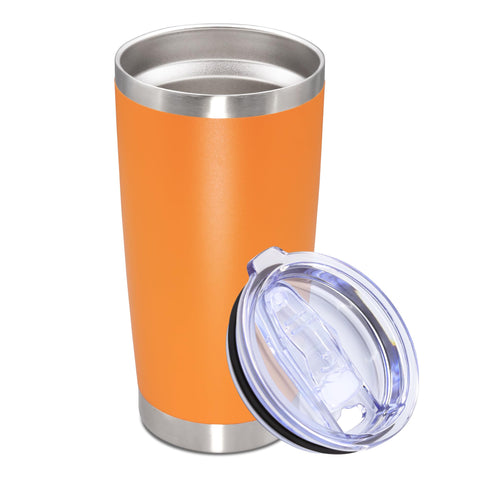 AUWBON vaso térmico 20oz con tapa, ideal para llevar en viajes y mantener bebidas.
