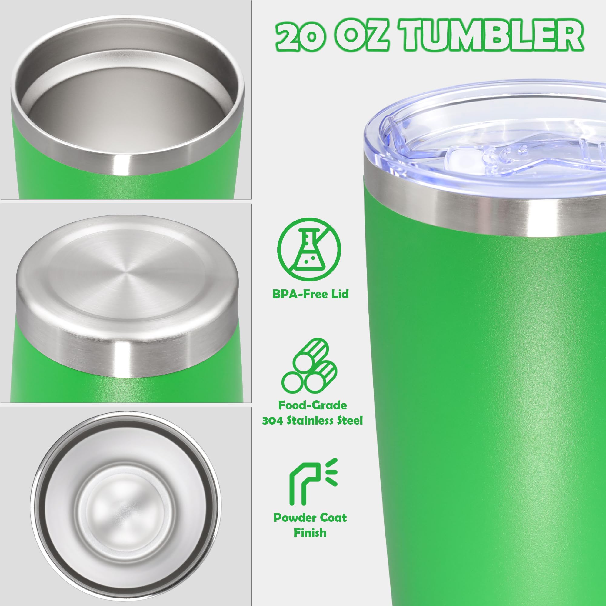 AUWBON vaso térmico con aislamiento doble, mantiene caliente hasta 6 h y frío hasta 12 h.