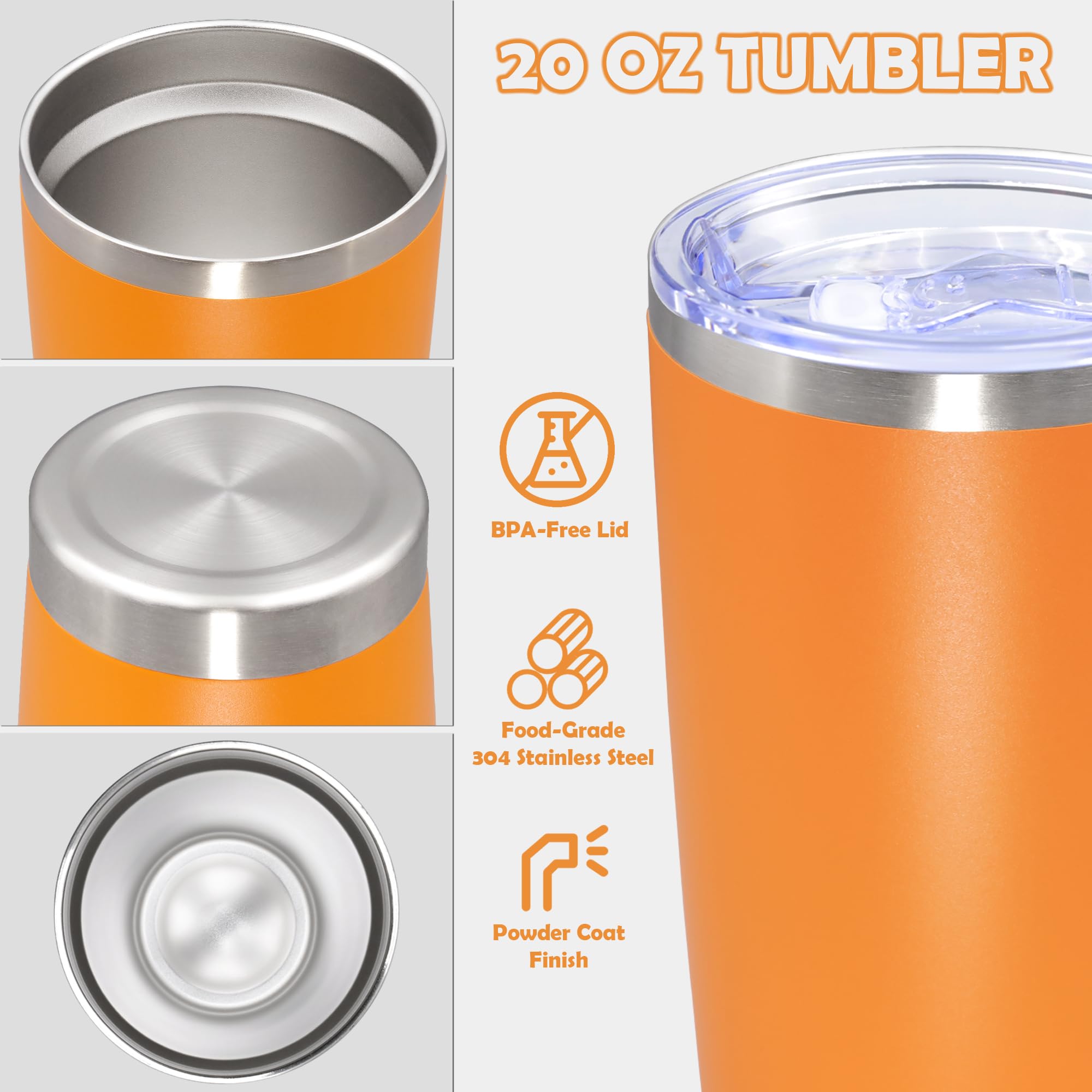 AUWBON vaso térmico con interior pulido para limpieza eficiente.